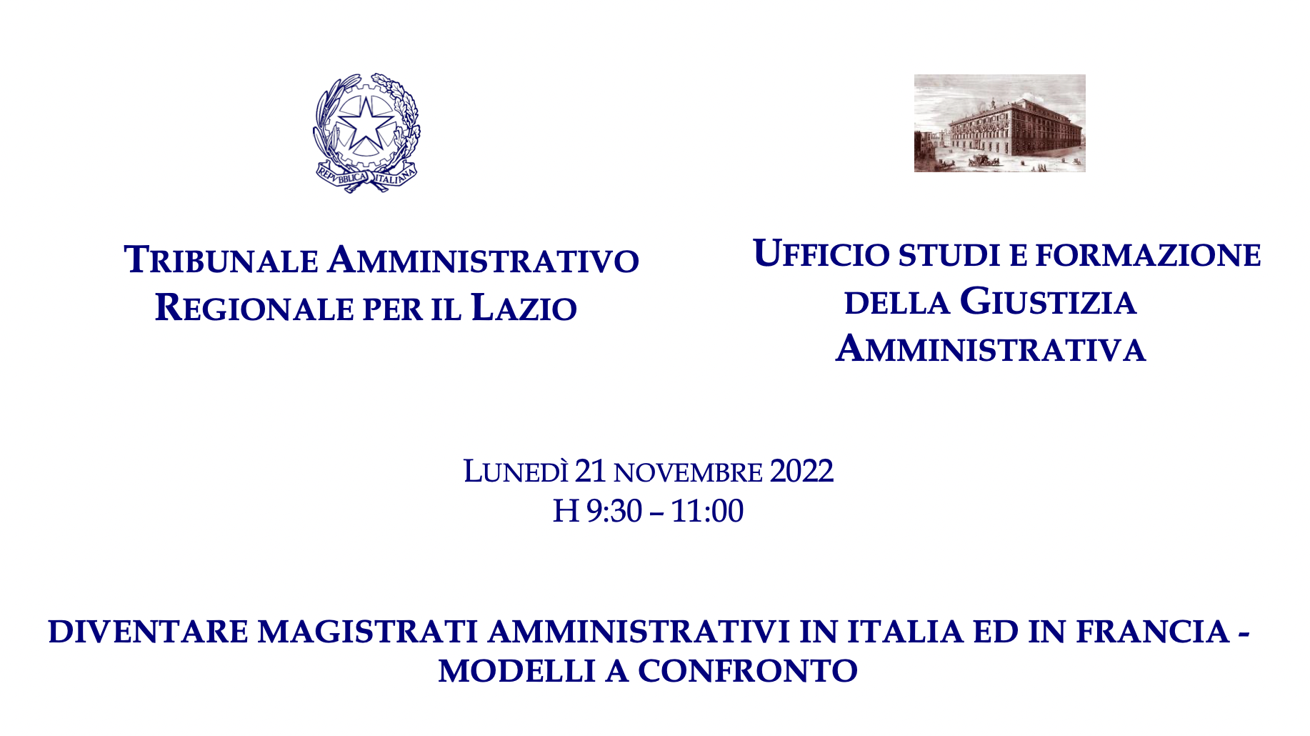 Diventare Magistrati Amministrativi in Italia ed in Francia - Modelli a confronto